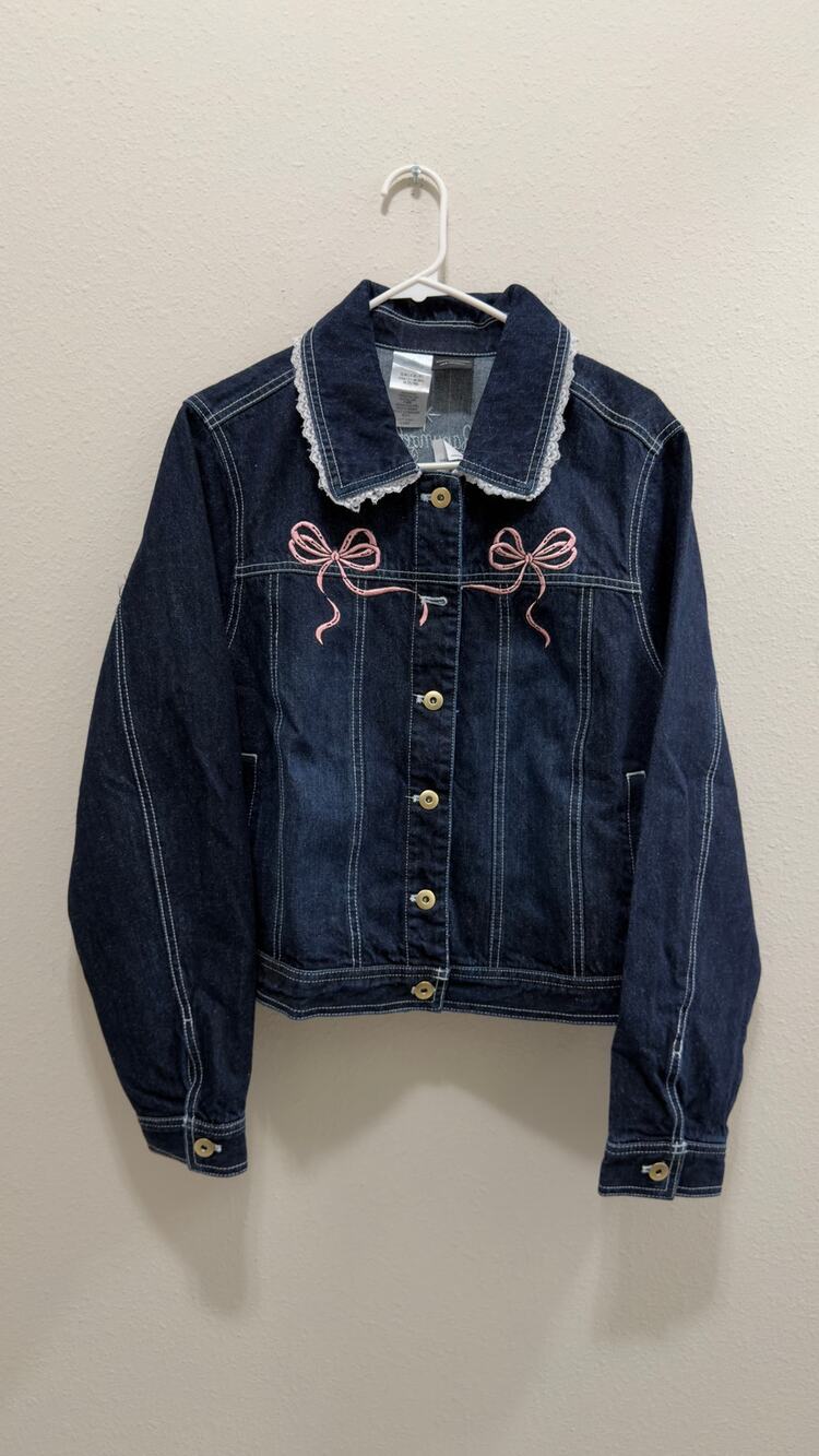 Disney Princess Cropped Denim Jacket by Her Universe NWT Large